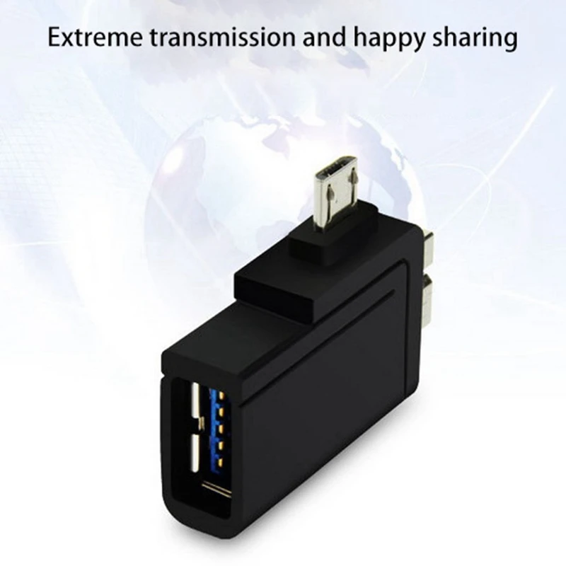 

Micro-USB3.0/2.0 Adapter Quasi-Connector 2-In-1 OTG Adapter for Samsung and Xiaomi Mobile Phones and Tablets