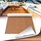 Самоклеящиеся напольные покрытия из пены ЭВА для лодок, 240 см, искусственный Тиковый настил, морской полосатый коврик для яхты, напольный коврик, коврик для транспортного средства