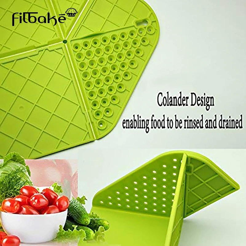 Складная краска Filbake разделочная доска овощной коврик для резки фруктов сетка