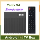 Tanix X4 Smart TV Box Android 11 Amlogic S905X4 4 ГБ 32 ГБ 64 ГБ TVBox Медиаплеер 2,4G и 5G Двухдиапазонный Wi-Fi 4K Телевизионная приставка