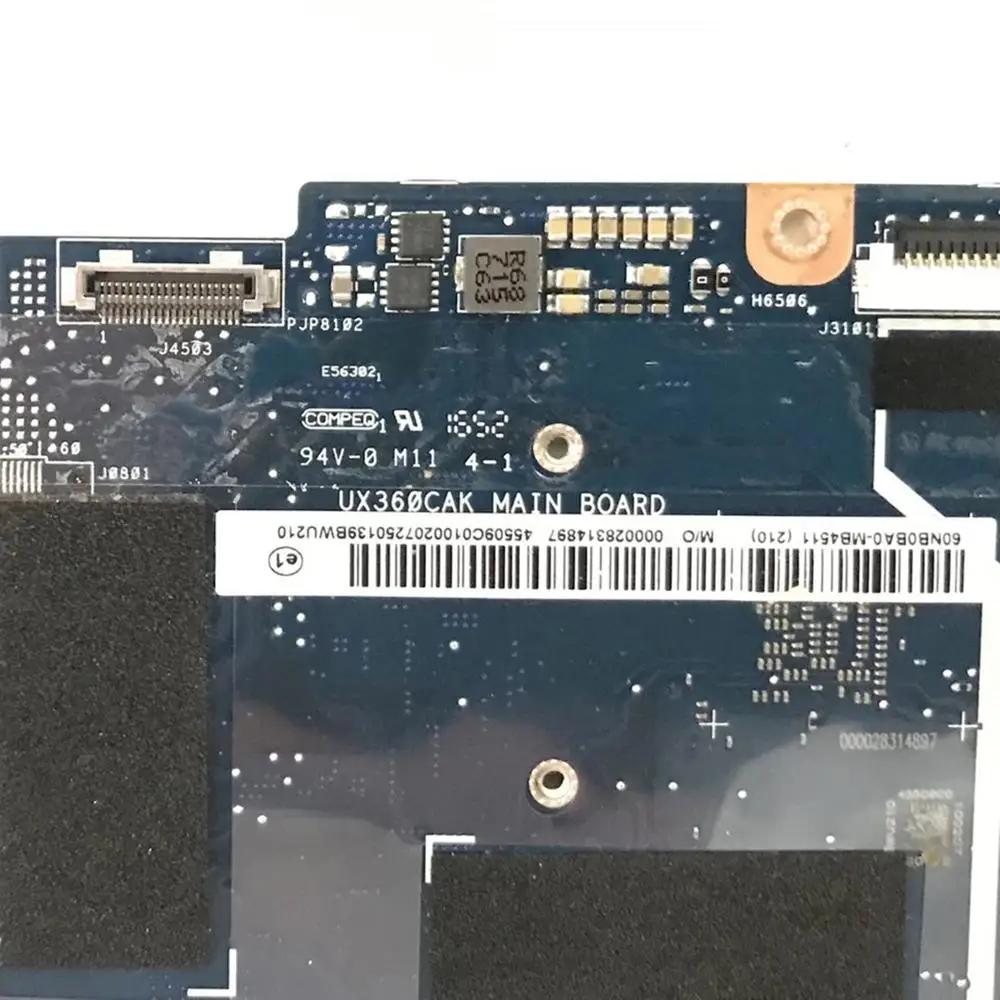 

Free Shipping UX360CA For ASUS U360C UX360 UX360C UX360CA Laptop motherboard M3-6Y30 4GB RAM Test GM motherboard work 100%