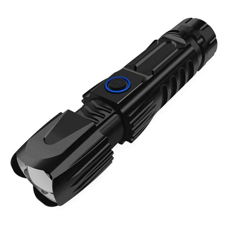 

Multifunction Super Bright Portable Flashlight Rechargeable Powerful Water Resistant Camping Outdoor Light Zoomable Torch Sports