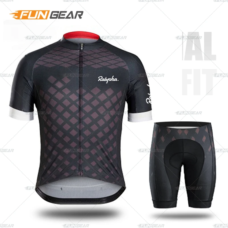 Men Urban Cycling Jersey Set Bicycle Short Sleeve Set Quick Dry Breathable Shirt Cycling Clothing 3D Cushion Shorts Padded Pants