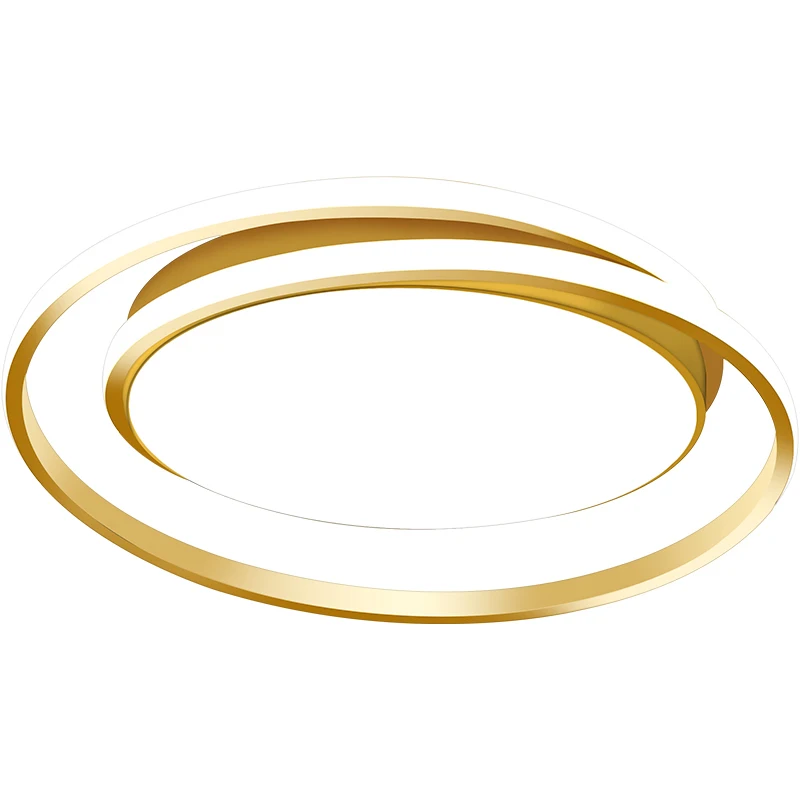 

LED Ceiling Lamp Modern Golden Round For Light Fixture Nordic Bedroom Living Room Hallway Kitchen Decorative Led Ceiling Lamps