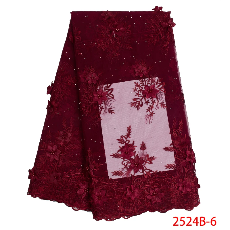 Фиолетовый цвет французский тюль сетка кружева ткани для свадебной вечеринки