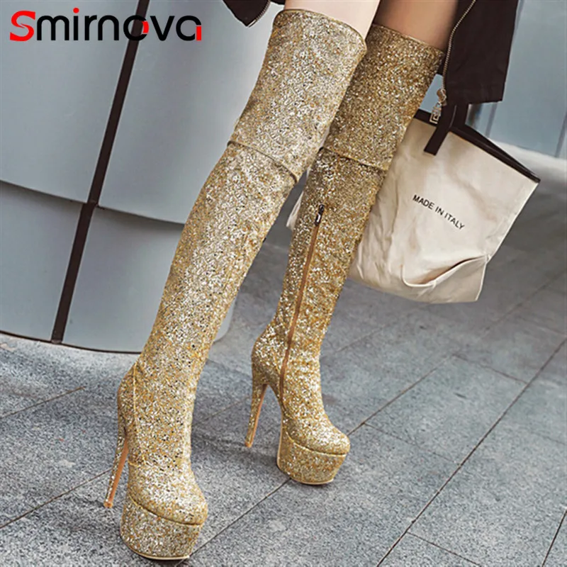 

Smirnova/2020; Новое поступление; Женские ботфорты; Сапоги на очень высоком каблуке с круглым носком; Обувь на платформе; Оптовая продажа; Модные б...