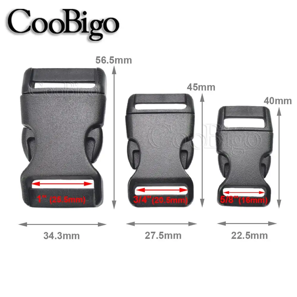 5 шт. Пластиковые Контурные боковые пряжки для одежды 15 мм 20 25 мм|Пряжки и крючки| |