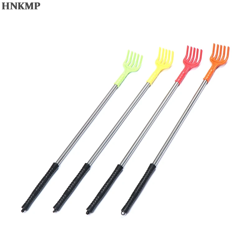 Телескопический выдвижной держатель для чесания спины массаж тела Плюмаж зуда