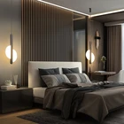 Скандинавская лампа в простом стиле для спальни, светодиодное освещение, атмосферная лампа, подвесные лампы для гостиной, черные, белые