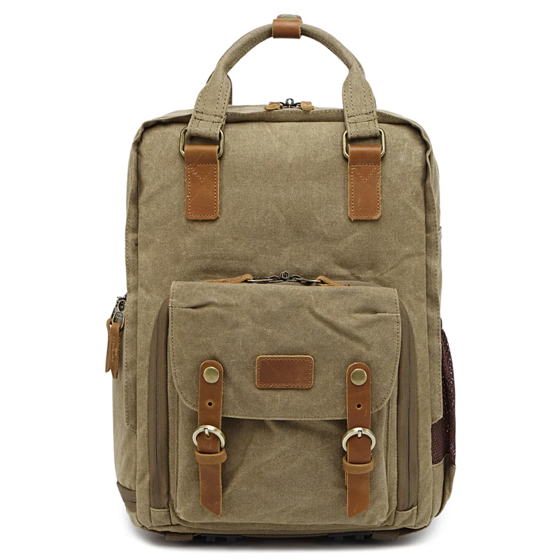 careell c272 canvas digital slr photo backpack durable photographer padded camera bag for camera lens flash tripod charger 272 free global shipping