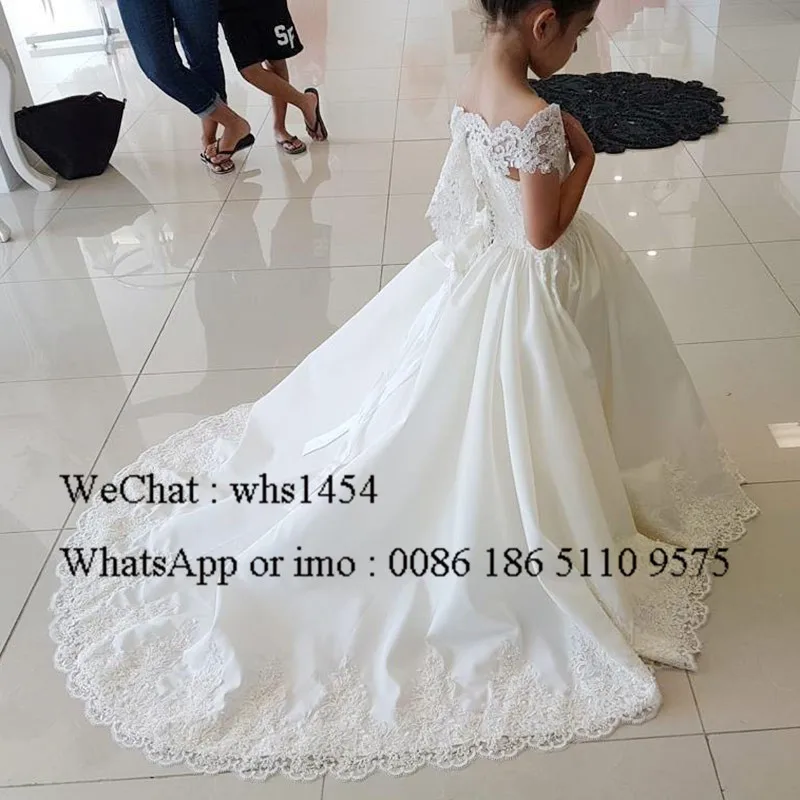 Атласные платья Mbcullyd для девочек с цветочным принтом принцесс кружевные