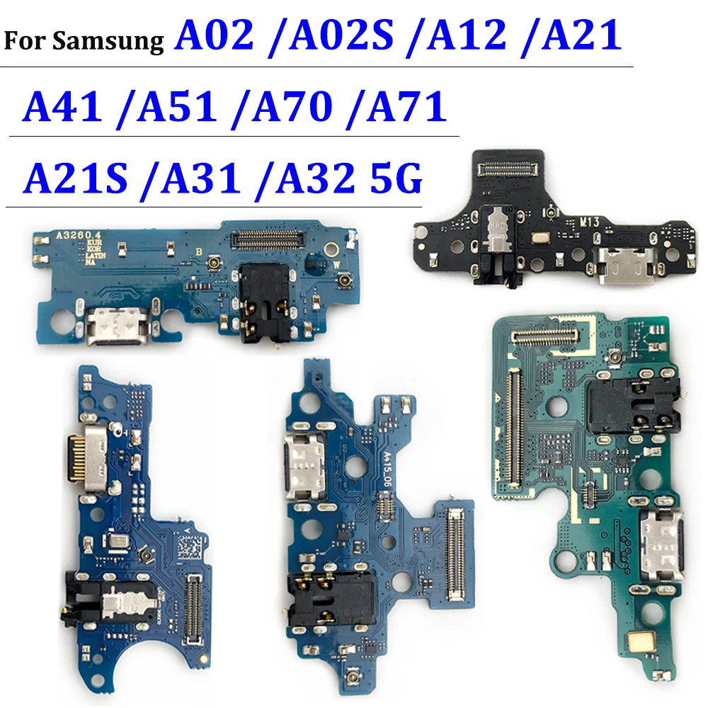 

20 шт./лот, новинка для Samsung A32 A22 4G 5G A02 A02S A12 A21 A21S A31 A51 A71 M51, USB-порт для зарядки, микрофон, док-разъем, плата