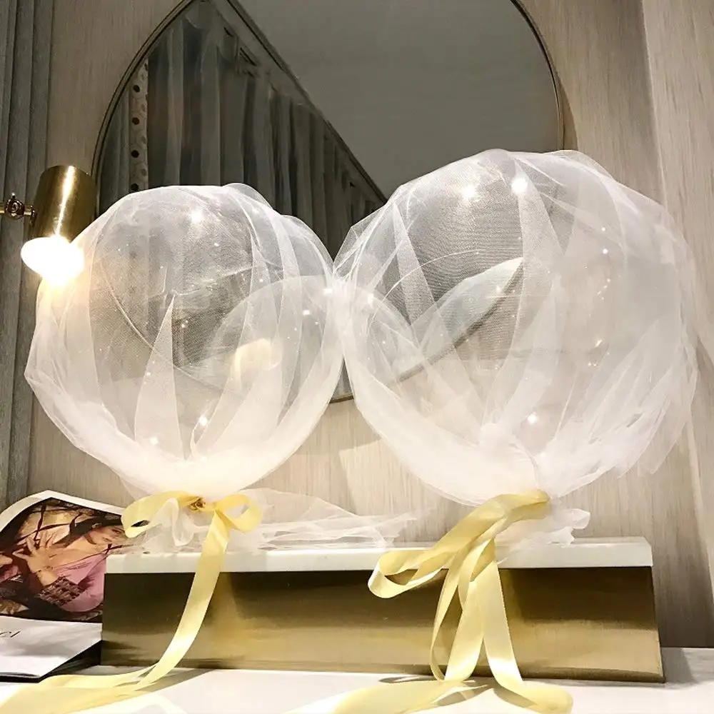 Globos transparentes de burbujas, 100 piezas, 12/18/20/24 pulgadas, decoraciones para fiestas de cumplea&ntilde;os, bodas y Navidad, venta al por mayor-5