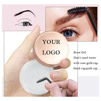 30pcs dont need water eyebrow gel clear brows styling soap cream custom logo cosmetic makeup brow freeze with brush