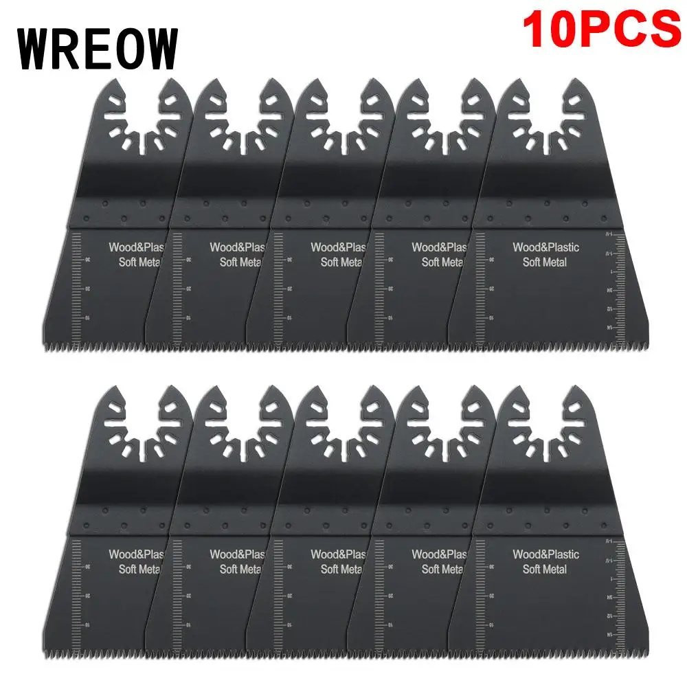 10 шт. 65 мм Осциллирующие пилы дерево/пластик/мягкий Металл Универсальный
