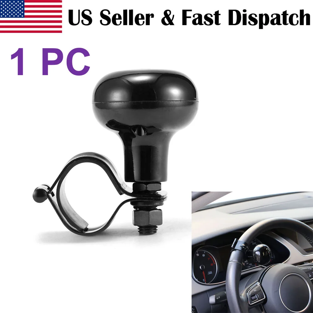 

AOZBZ High Quality Assisted Ball Booster Universal New Car Steering Wheel Knob Elegant Safety Wheel Spinner Knob Fit For Cars