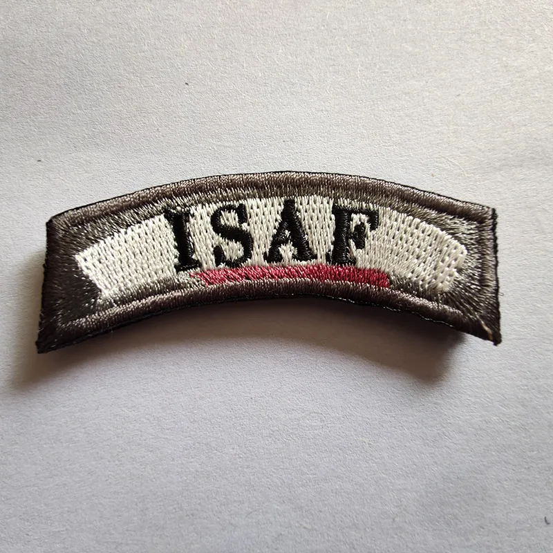 Повязка на руку NATO Alliance ISAF Вышивка Липучка нашивки наклейки армейский веер