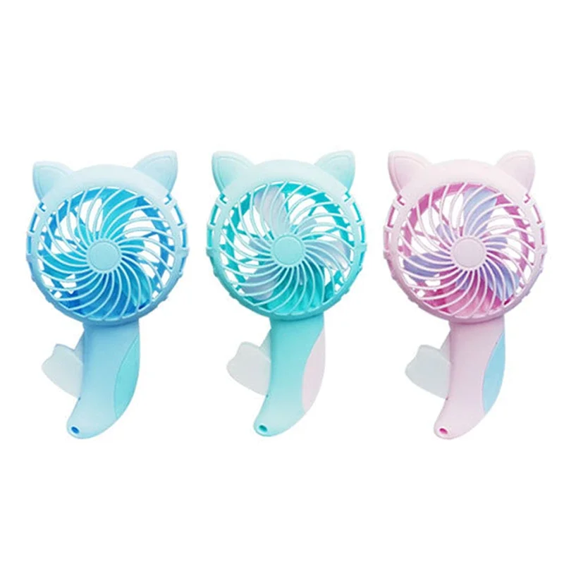 

Cooling Fan Mini Portable Hand Pressure Fan Page Manual Handheld Summer Air Conditioner for Kids Children