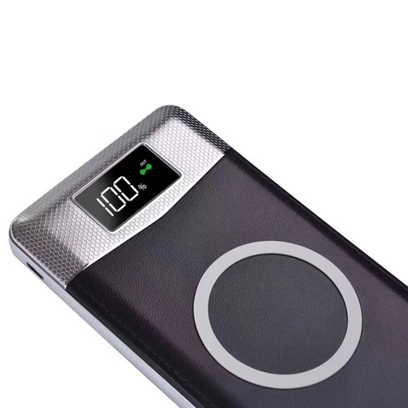 Внешний аккумулятор на 20000 мА · ч портативное беспроводное зарядное устройство Qi