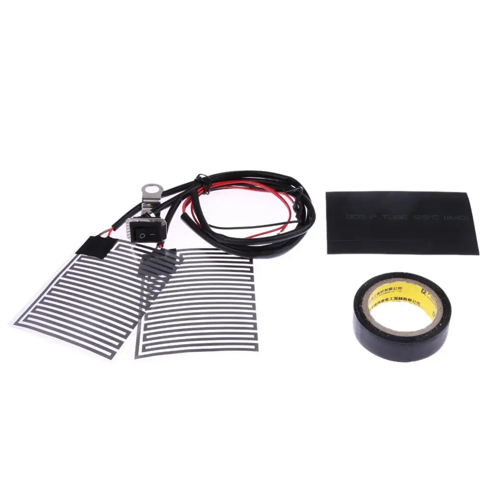 Universal Heated Grips Handlebar Pad 12V Motorcycle Electric Heating Insert Handle Kit Refit Hand Set Accessories | Автомобили и