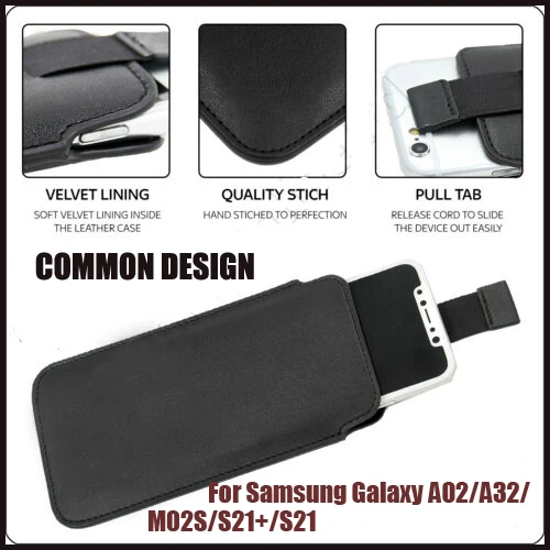 

Casteel PU Leather Case For Samsung Galaxy A02 A32 M02S S21+ M02 S21 5G A22 F52 M42 F02S F12 A52 A72 M62 F62 M12 Case Cover