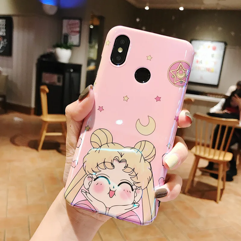 LANCHE для Xiao mi Red mi Note 7 mi 8 9 se 6X чехол Blu-Ray японский Сейлор Мун Аниме Мягкий силиконовый чехол для телефона Coques Capa