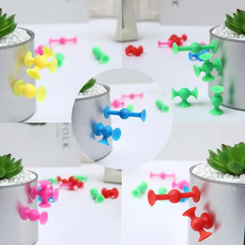 

Building Blocks Assembled Sucker Suction Cup Funny Construction To