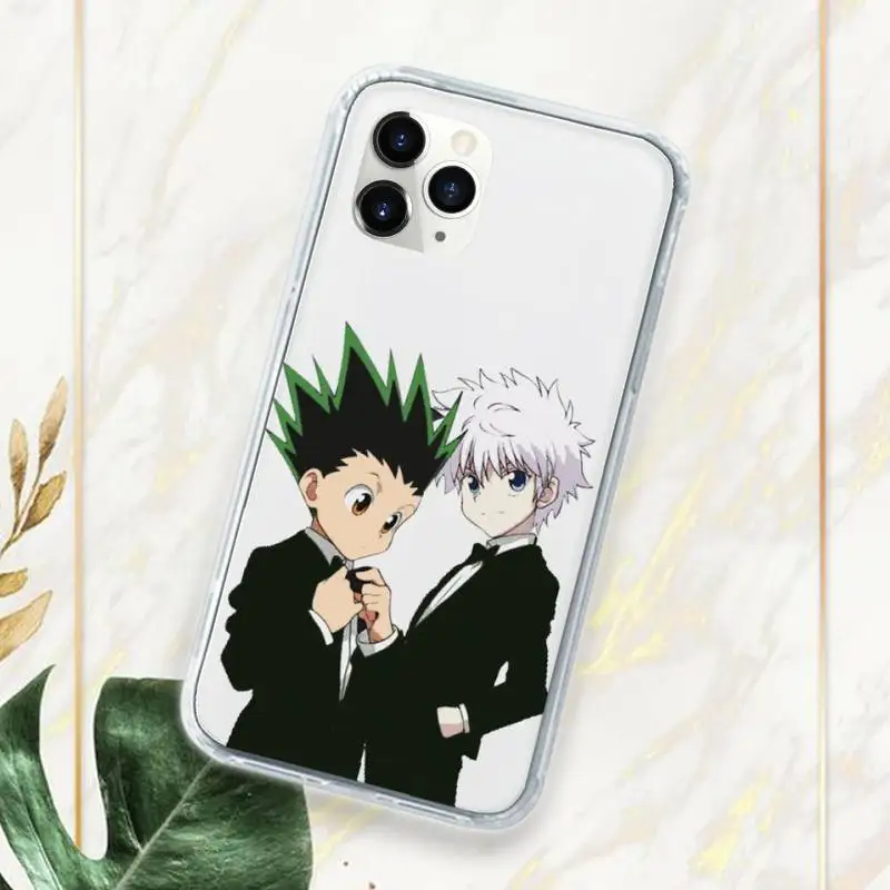 

Hunter X hunter Phone Case Transparent for iPhone 11 12 mini pro XS MAX 7 8 6 6S Plus X 5S SE 2020 XR