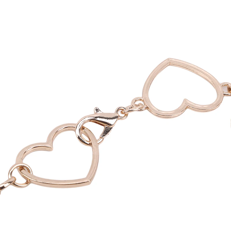 

1 Pc Fashion New Women Sexy Waist Belt Heart Shape Body Chain No Buckle Fashion Women's Dress Waist Chain Metal Chains