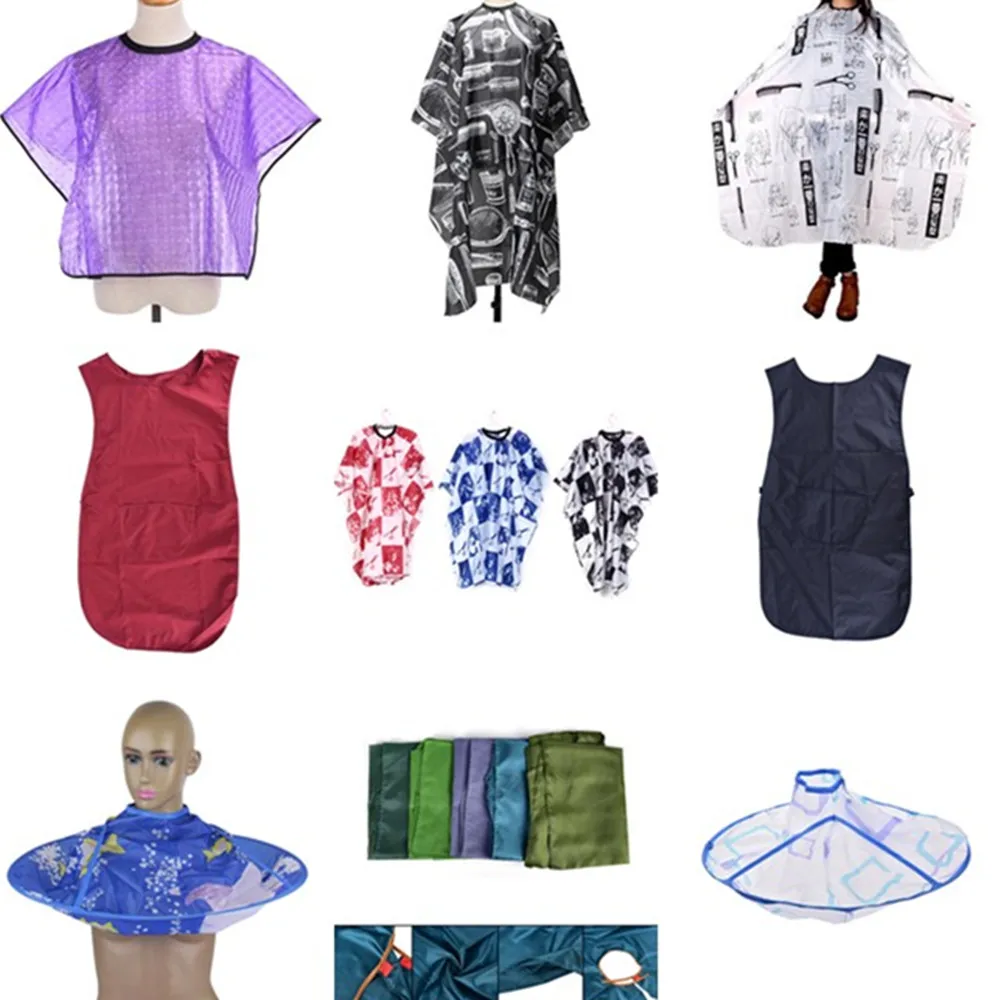 

Профессиональная накидка для стрижки волос, водонепроницаемая накидка для парикмахерской, парикмахерские накидки для взрослых, аксессуар ...