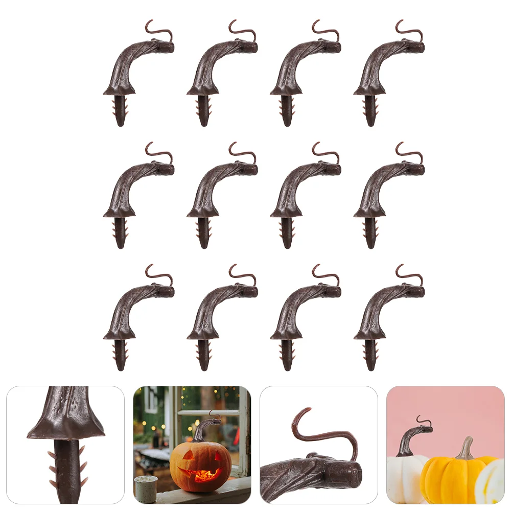 

12pcs Pumpkin Stem Pumpkin DIY Handle Harvest Pumpkin Handle Accessory