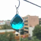 Высокое качество 24 шт. 20 мм Аква граненый стеклянный кристалл люстра с шарами детали осветительные шары Suncatcher украшения свадьба дом повесить