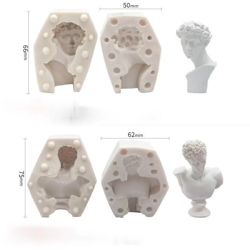 3D силиконовые формы для искусства свечи изготовления мыла DIY ручной работы