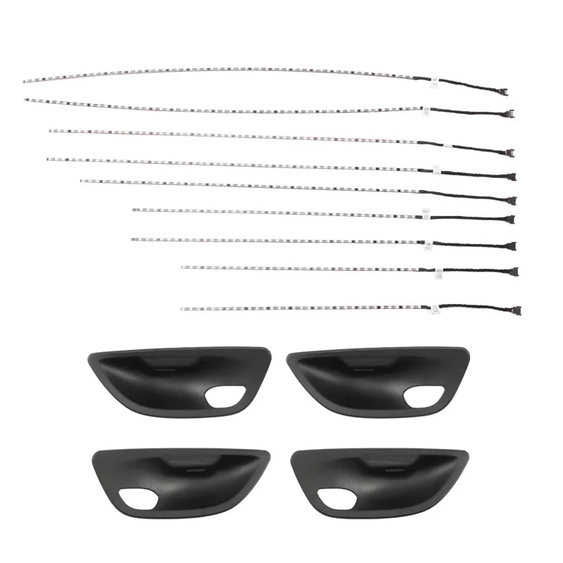 Декоративные светодиодные полосы для дверного интерьера автомобиля 9 цветов BMW 5