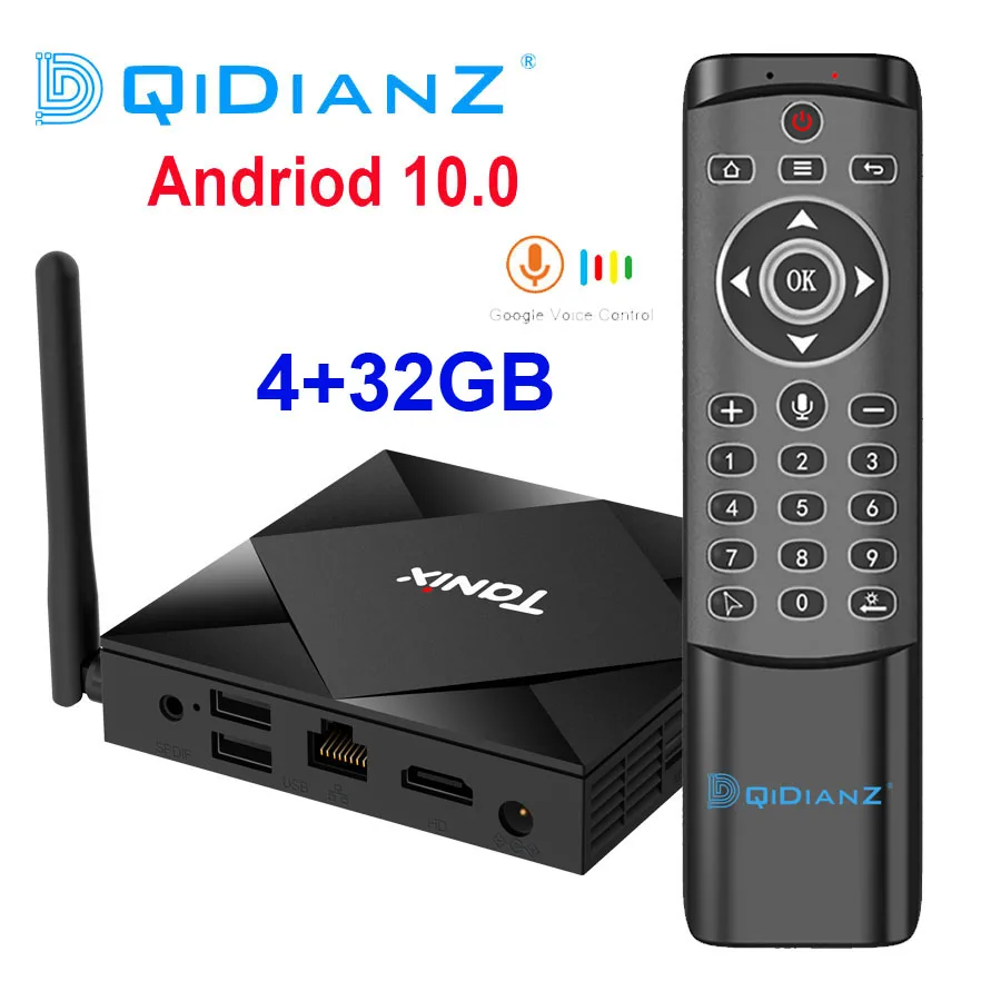ТВ приставка Tanix TX6S для Smart TV с Android 10 0 4 Гб ОЗУ 32 ГБ 64 четырехъядерный Allwinner H616 H.265 4K