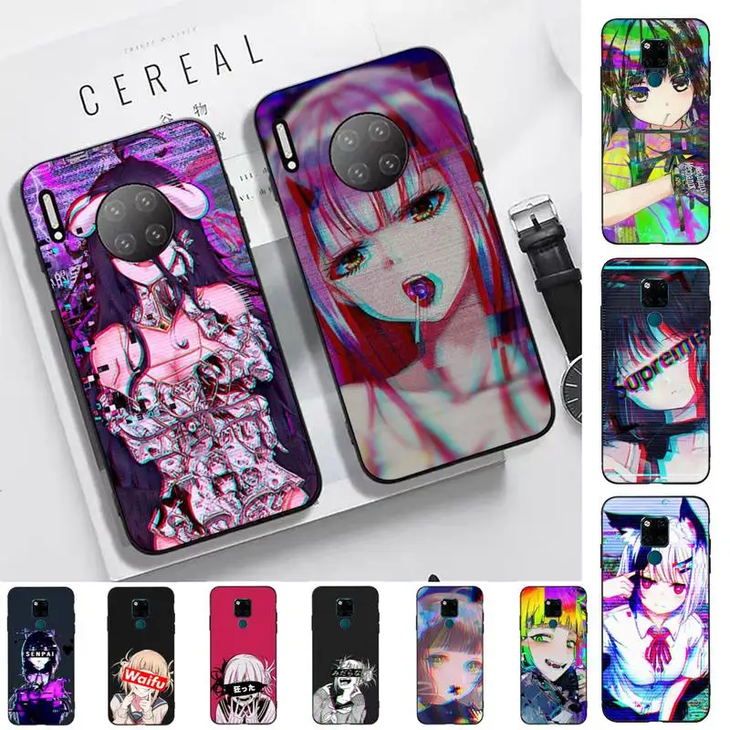 

Yinuoda Sad Anime Aesthetic Senpai Phone Case for Huawei Mate 20 10 9 40 30 lite pro X Nova 2 3i 7se