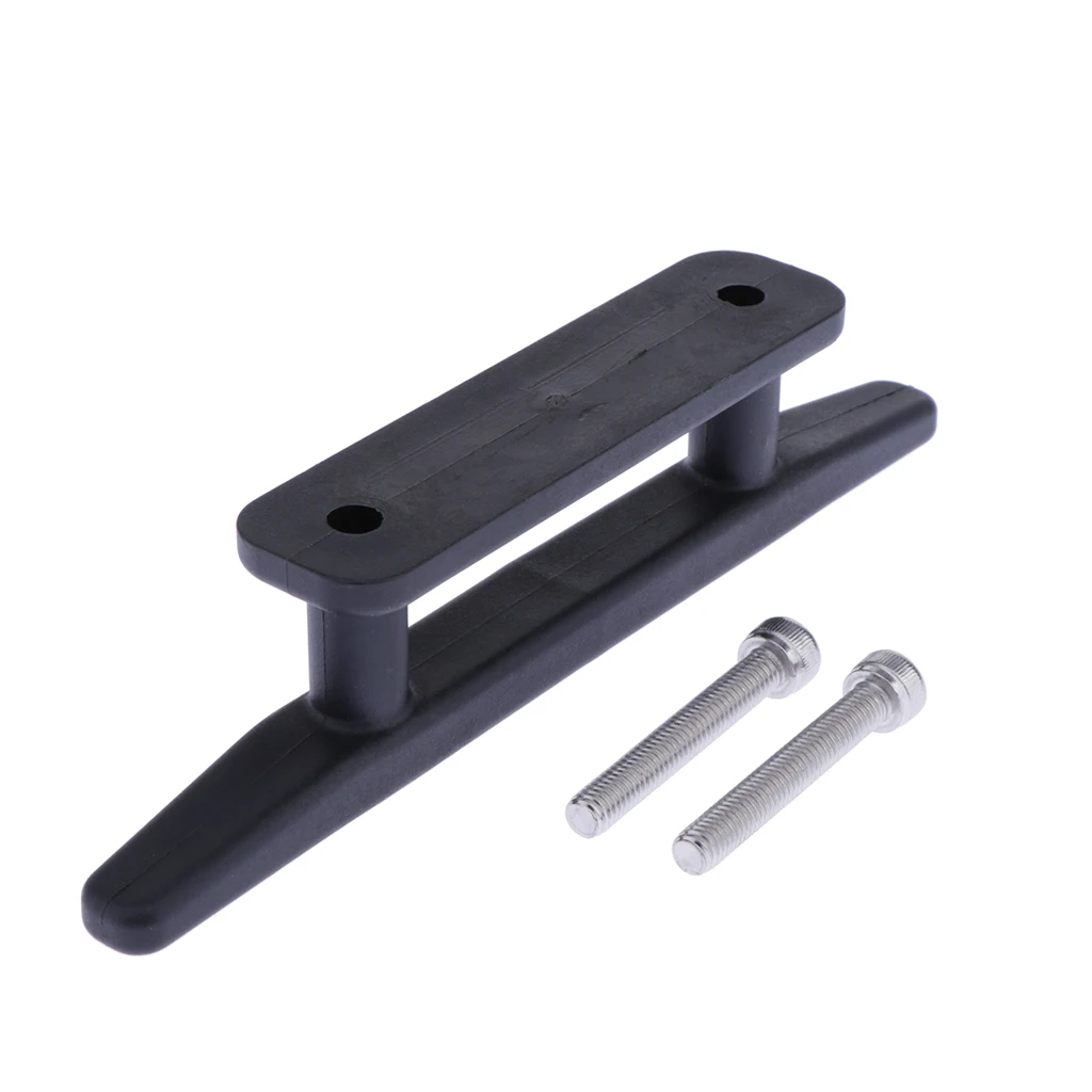 

Kayak Canoe Boat Dock Nylon Cleats Black 6.5'', Also Used As Drawer Handles