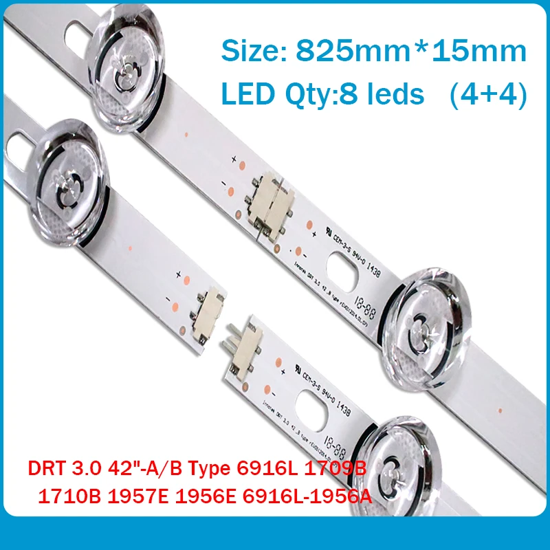 8 шт./лот (4 * A + 4 B) Светодиодный индикатор подсветки для LG INNOTEK DRT 3 0 42 &quot_ 42&quot _ B Тип