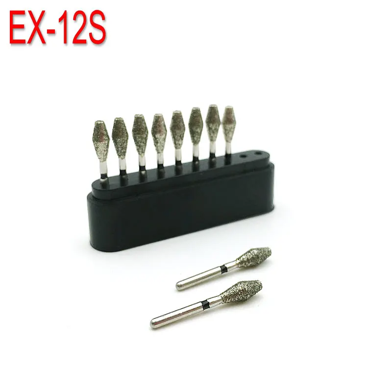 10 шт./кор. Стоматологические алмазные сверла супер крупный полировальный Бур для