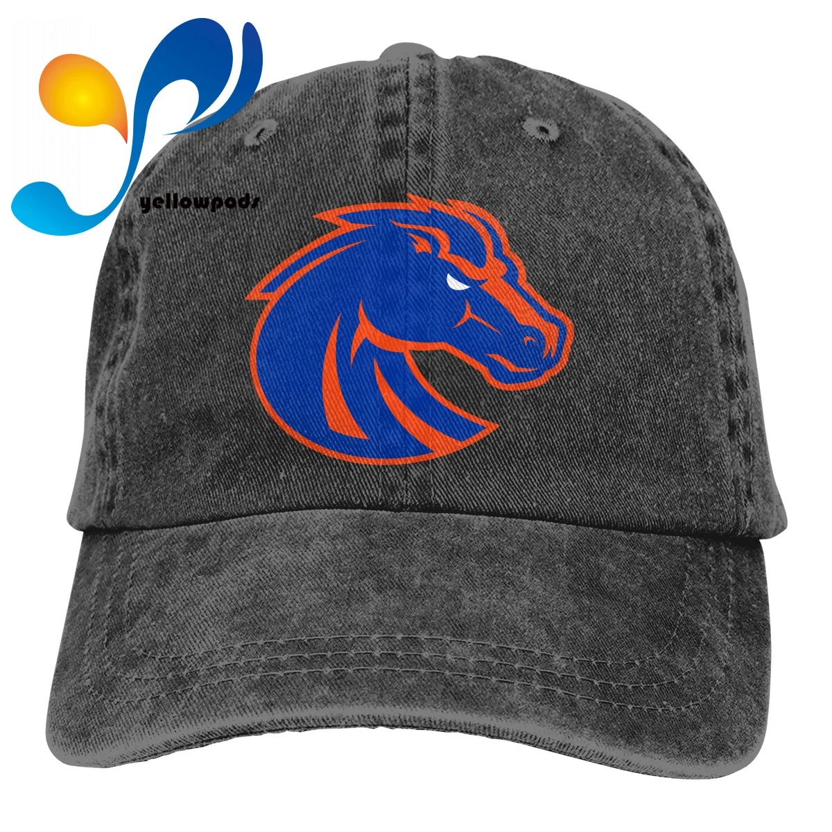 

Fashion Hip hop Washed Baseball Cap Boise State Wild Hat Adjustable Men And Women Outdoor Sun Hats Trucker Caps
