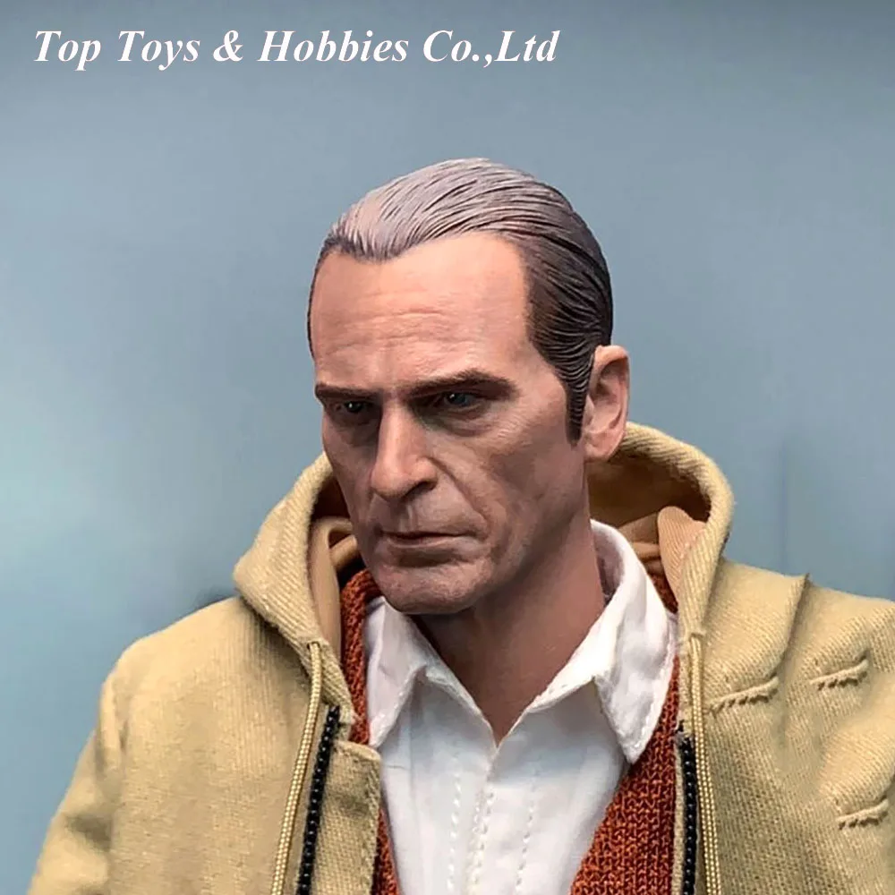 

В наличии 1:6 TOP-007 фигурка Джокера Хоакина Феникса, скульптура головы F 12 дюймов, Мужская фигурка, игрушки для тела