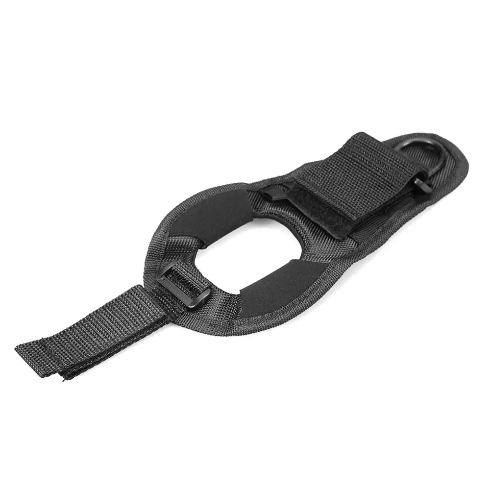 adjustable Дайвинг перчатки с фонариком Подводный фонарь ручной светильник держатель нейлоновые перчатки Регулируемый мягкий черный неопреновый ремешок на запястье - Цвет: adjustable