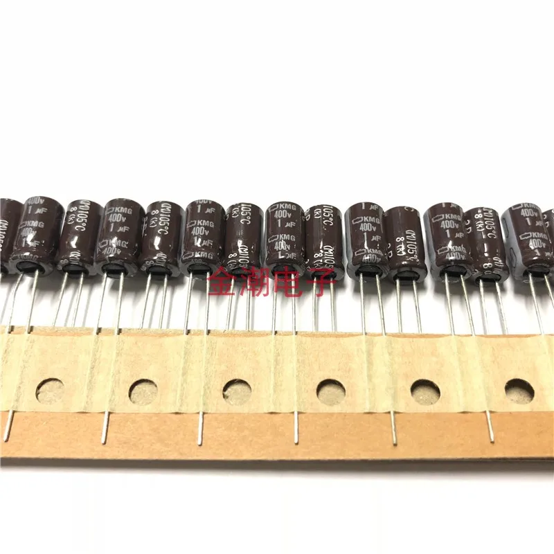 Оригинальный новый Электролитический конденсатор 100% 400V1UF 6X11 105 градусов EKMG401ETD010M 1