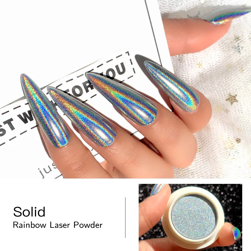 

Bubble Nail Rose Gold Mirror Glitter Powder Metallic Color Art UV Gel Polishing Chrome Flakes Dust Decorations Pigment Shining