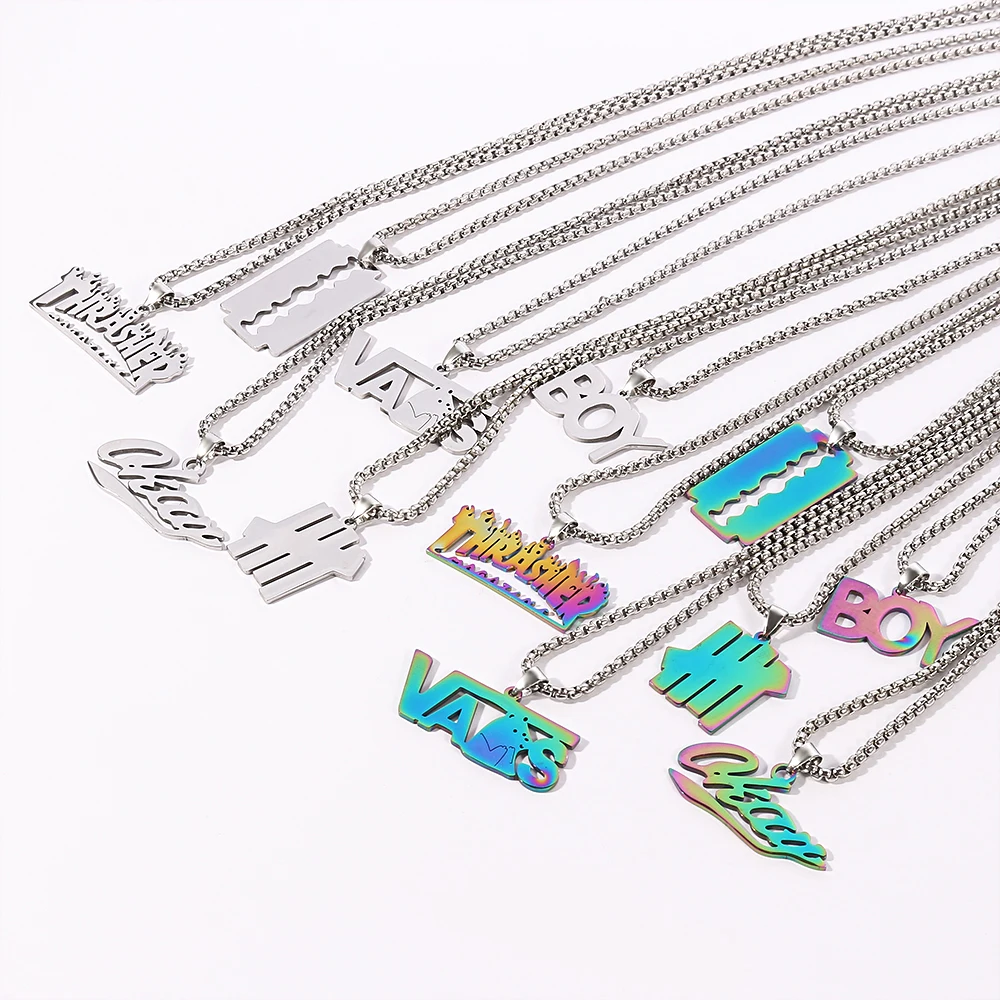 Новинка 2022 длинные цепочки индивидуальные в стиле панк хип-хоп вечерние дикие