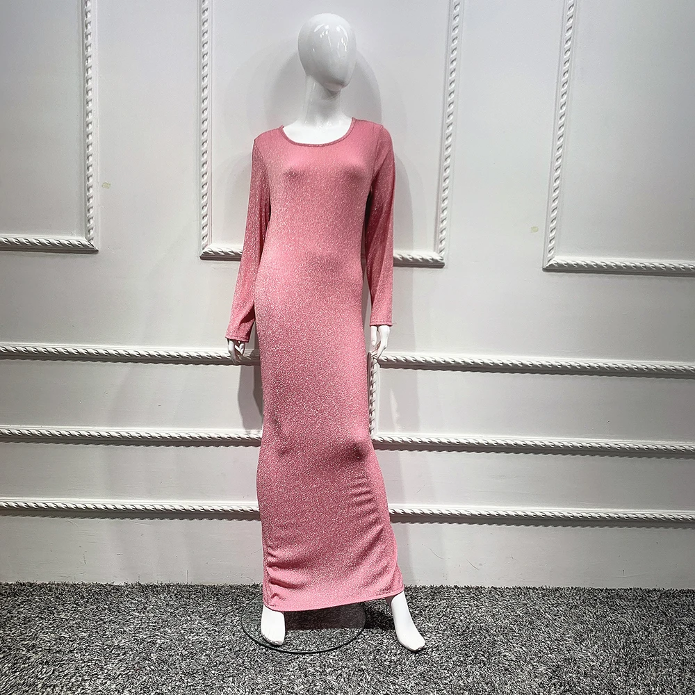 Женское длинное мусульманское платье Abaya Dubai в мусульманском стиле платья для