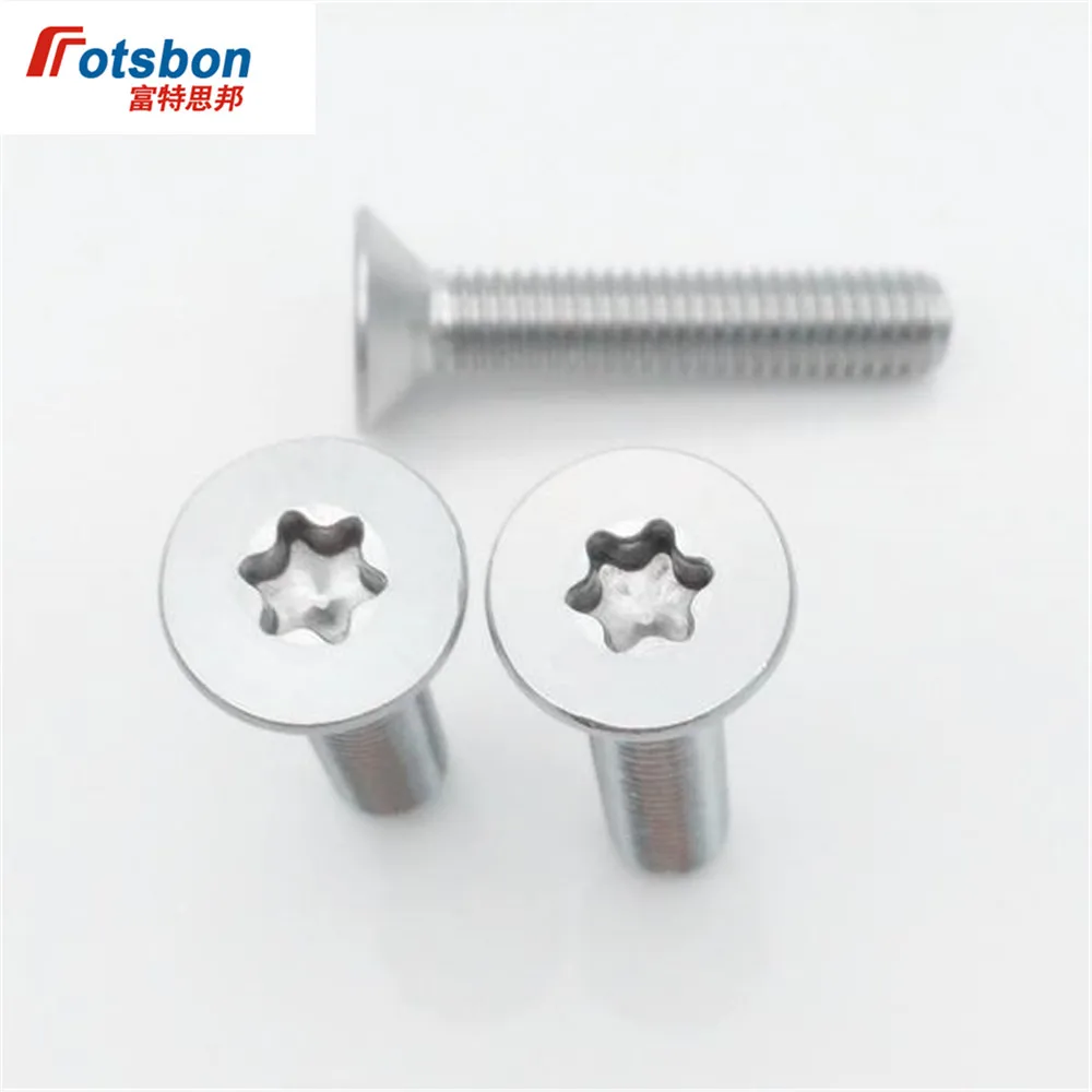 

Шестилучевые винты с потайной головкой, из нержавеющей стали, ISO14581, M1.4/M1.6/M2