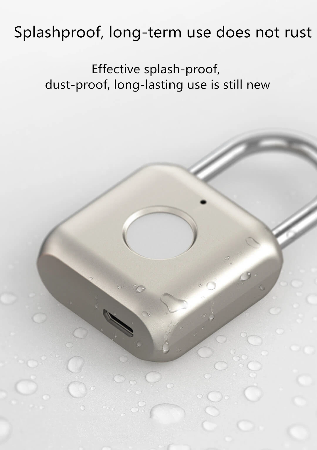 Xiaomi умный замок отпечатков пальцев Kitty Touch Открытый USB Водонепроницаемый Электронный замок с отпечатком пальца Противоугонный багажный Чехол безопасности