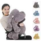 Мультяшная плюшевая игрушка-слон большого размера, детская подушка для сна, мягкая подушка, кукла-животное, Детская кукла, подарок на день рождения для детей