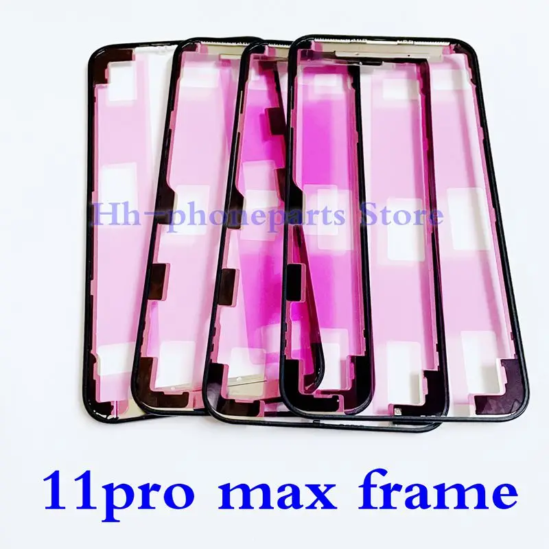 

5Pcs Bezel Chassis Middle Frame For Apple iPhone 11pro max Front Glass Touch Screen Lens Outer Panel LCD Display